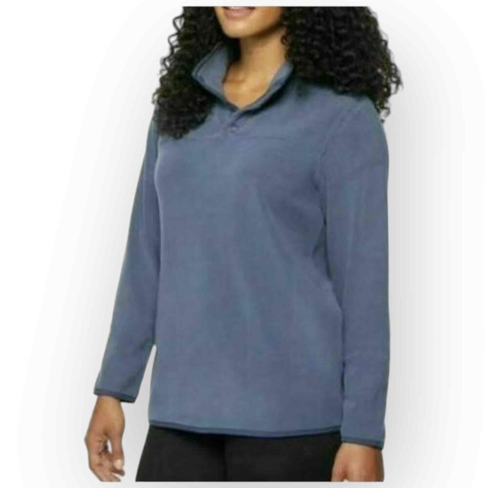 NWT 32 Degrees Snap Fleece Pullover XXL